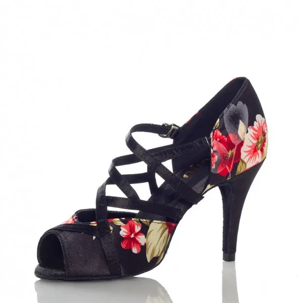 Hot-selling!!! Colorful Satin Women's Classical Heel High Heels Latin Dance Shoes Legend Salsa | Спорт и развлечения