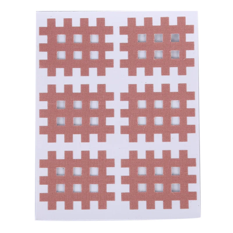 Beige-6pcs 1 шт. поперечная лента свободно дышит Спортивная мышечная лента Физиотерапия перекрестная лента - Цвет: Beige-6pcs