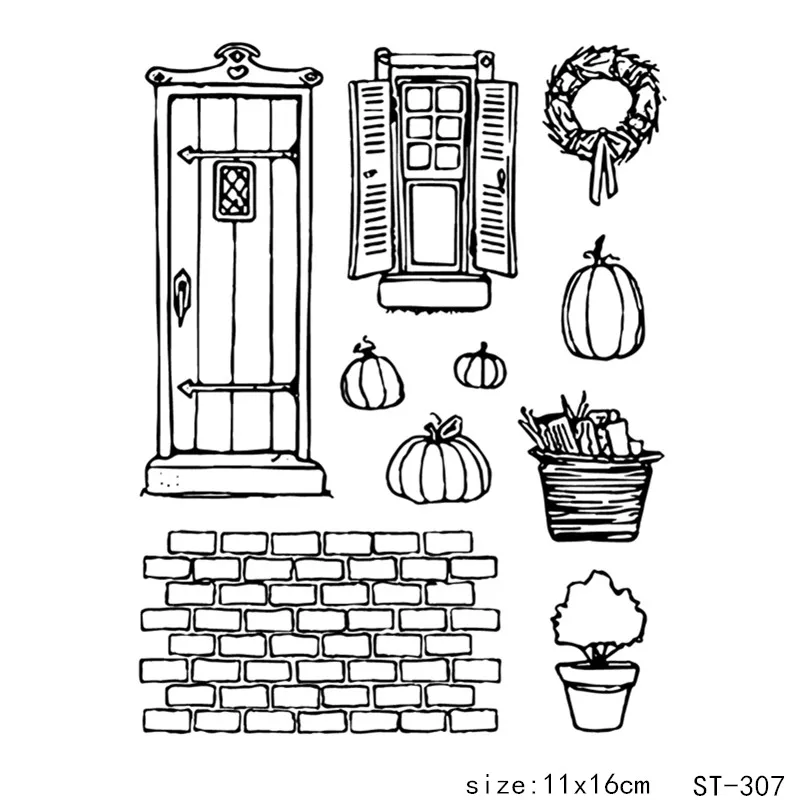 

English Languages Clear Silicone Stamp/Seal for DIY Scrapbooking/Photo Album Decorative Card Making Clear Stamps 11*16cm