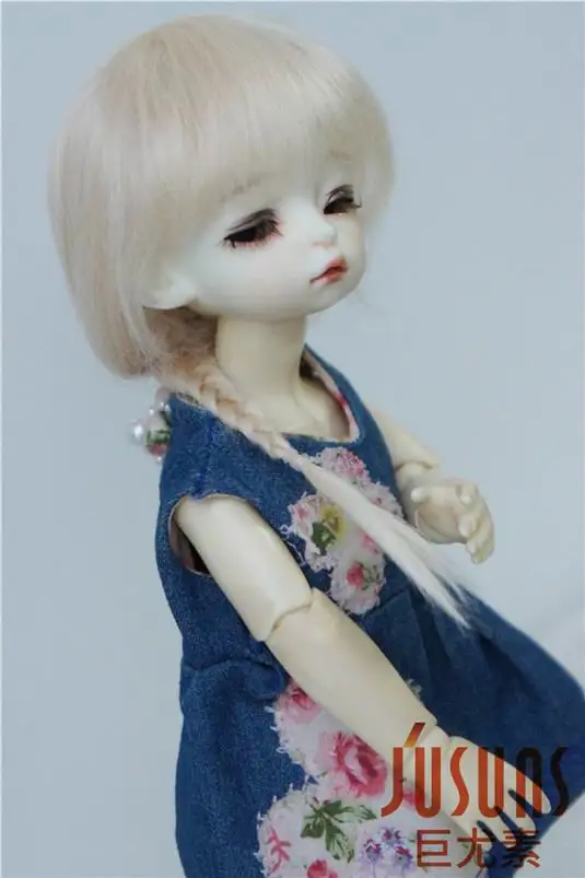 JD211 1/6 YOSD мохер кукла парики Froz характер BJD 16 18 см 6 7 дюймов Эльза коса волос|doll wig|bjd