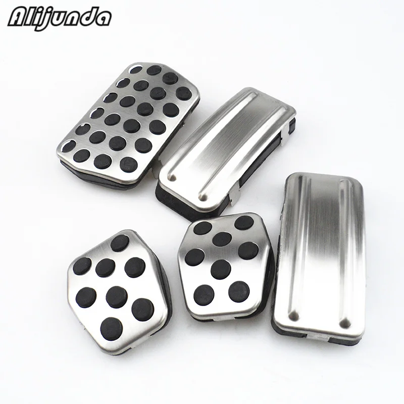 Нержавеющая Автомобильная накладка на Педали MT AT подходит для Ford Focus 2 MK2 3 FOCUS 4 MK4 RS