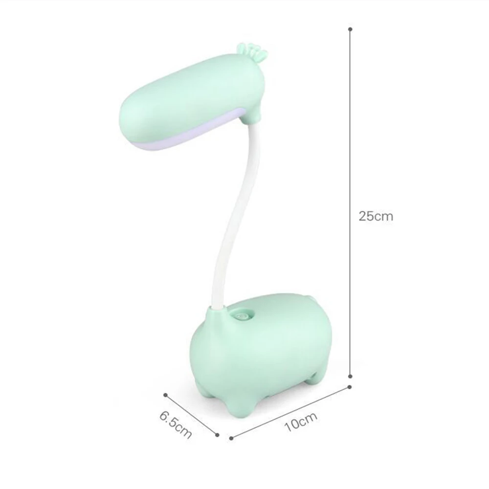 3 Вт перезаряжаемая детская Светодиодная настольная лампа с кнопкой включения
