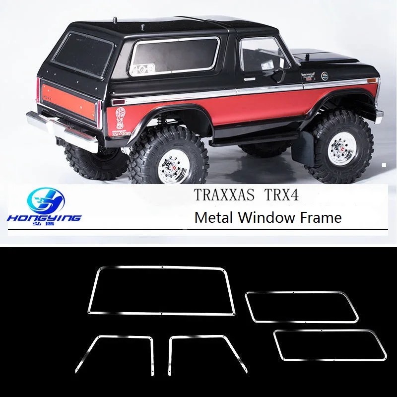 1 комплект TRX4 Ford оконная металлическая рама устойчивая к царапинам декоративные