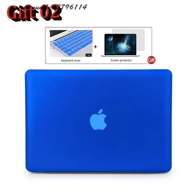 Матовый чехол для Apple Macbook Air 13, Чехол Air 11 Pro 13 retina 12 13 15, сумка для ноутбука для Mac book, чехол для клавиатуры+ пленка для экрана