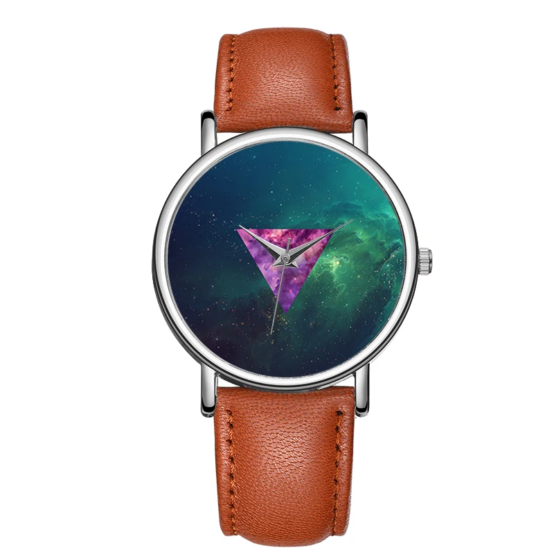 

Новые женские часы лучший бренд Роскошный кожаный ремешок наручные часы красивое небо циферблат серебристый чехол relojes para mujer 2021 Стальная З...