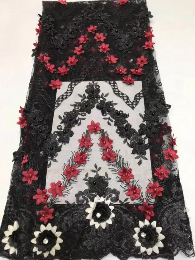 good design Anan-3205 french lace with flower elegant fabric Embroidered tulle hot sales | Дом и сад