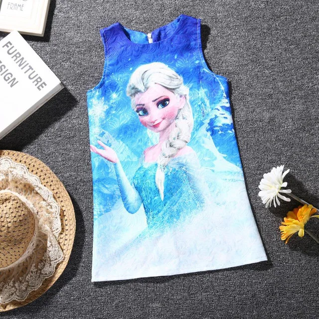 Лидер продаж года; летнее платье принцессы для маленьких девочек; vestidos Fever 2; платье Анны и Эльзы праздничное платье с принтом бабочки Детский костюм