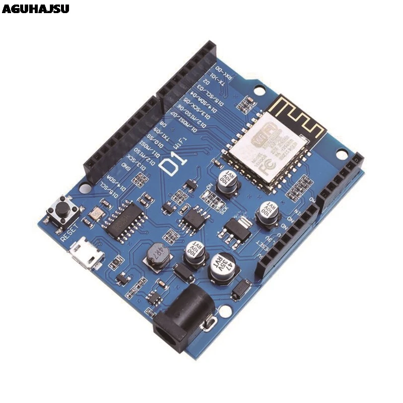 Умная электроника Φ WeMos D1 WiFi uno на основе ESP8266 экран для arduino ESP-12F | Электронные