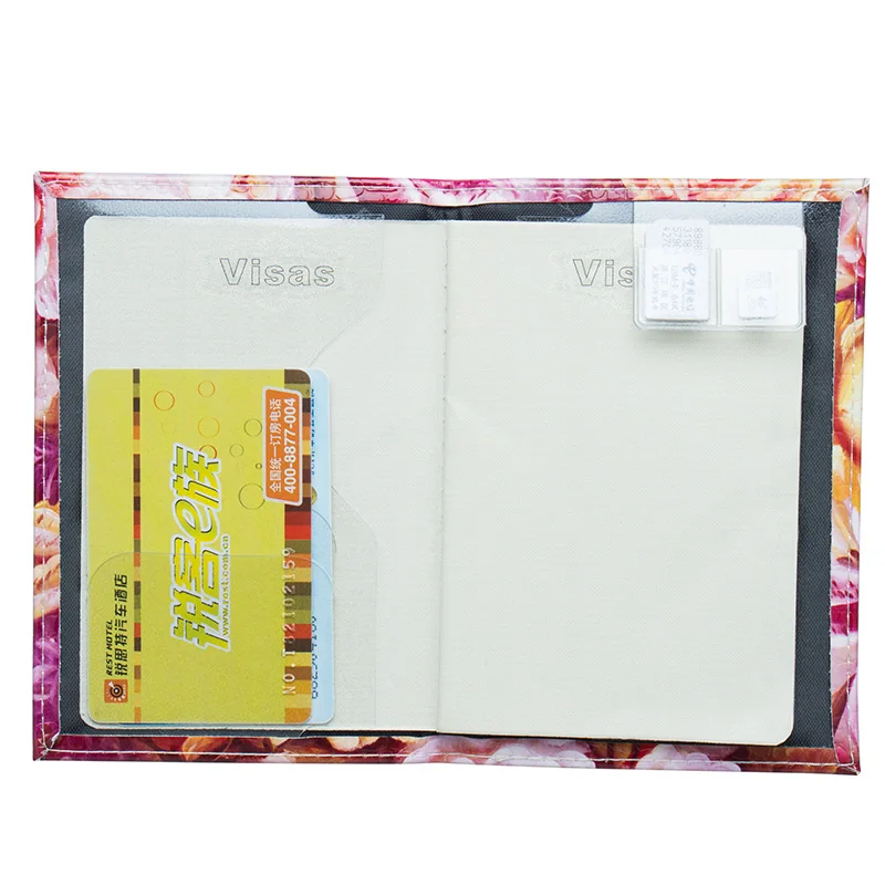 Модный Великолепный Красочный Держатель для паспорта из искусственной кожи с