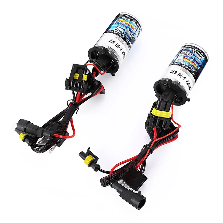 Пара 12 В 35 Вт H4 2 ксеноновая лампа накаливания|xenon hid|hid lamphid bulb |