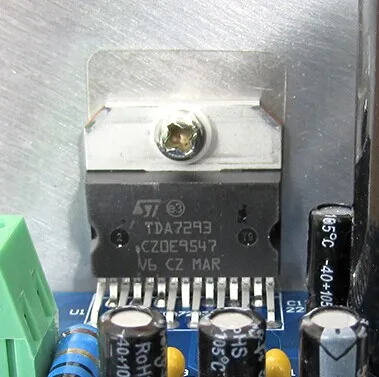 Бесплатная доставка цифровой стереоусилитель TDA7293 100 + Вт 2 канала Hi Fi с