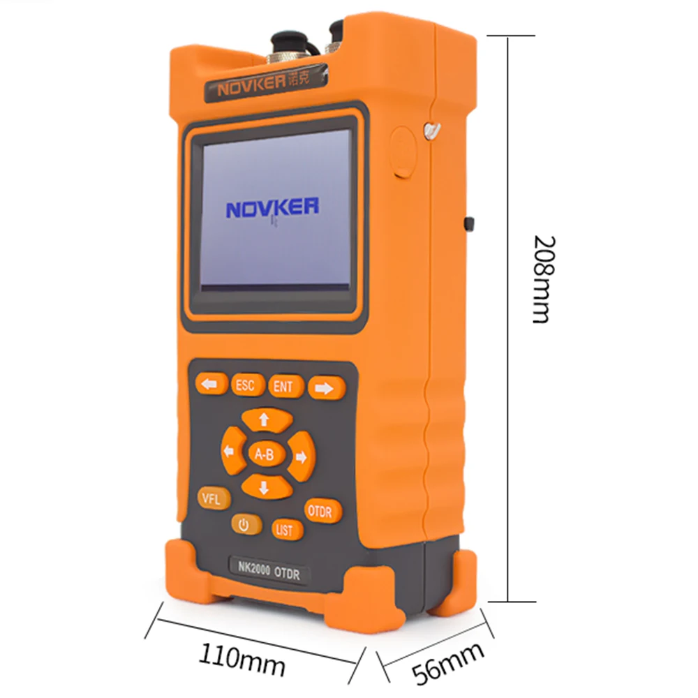 NOVKER NK2000 SM OTDR 1310 нм/1550 нм 28/26 дБ sigle mode otdr оптический временной рефлектометр с