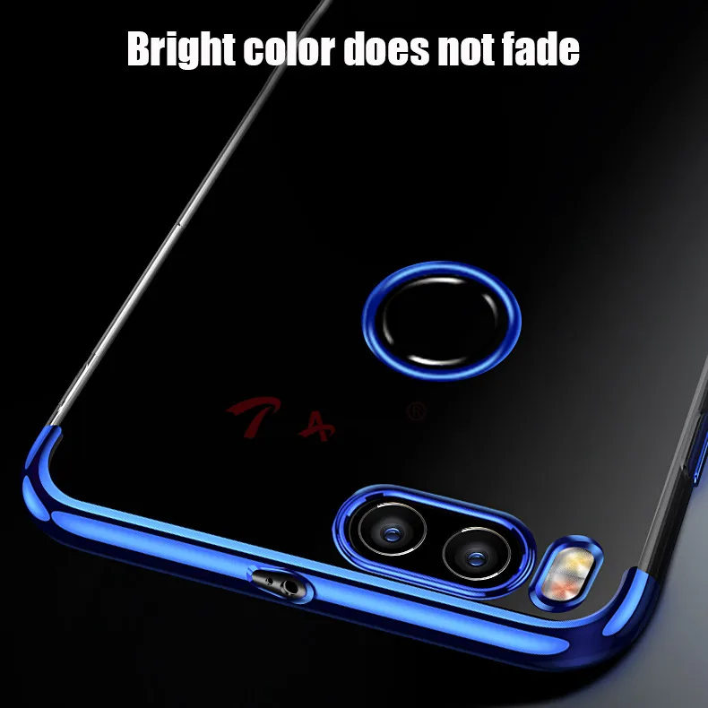 Силиконовый чехол из ТПУ для Xiaomi Redmi S2 4X 5 Plus 5A Note 4 X 5Pro Mi 5X 6 6X A1 A2 Mix 2 S прозрачный