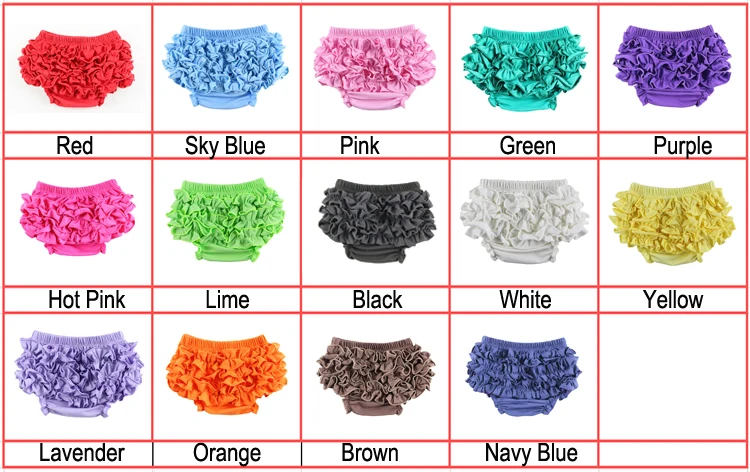 Хлопковые шаровары для детей однотонный чехол с оборками новорожденных девочек