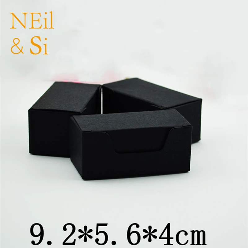 Подарочная бумажная коробка мыло ручной работы визитная карточка упаковка крафт