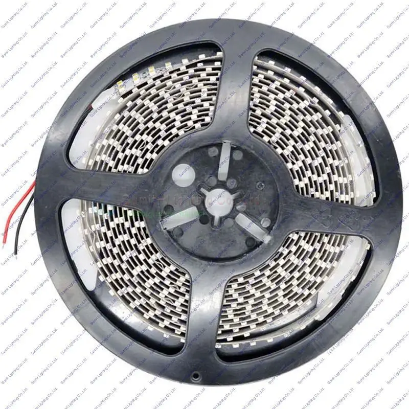 Гибкая двухрядная Светодиодная лента 12 Светодиодный пост. Тока 5 м/рулон 1200