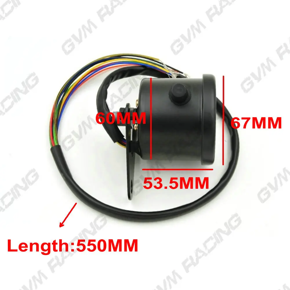 60 мм механический одометр спидометр + 4 Дополнительные характеристики белый