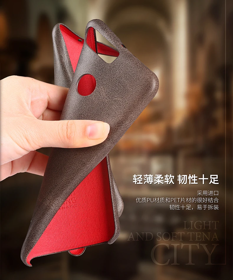Honor V9 Case X-Level Vintage PU Leather Phone Cases For Huawei Ultra Thin Protective Back Cover V 9 | Мобильные телефоны и