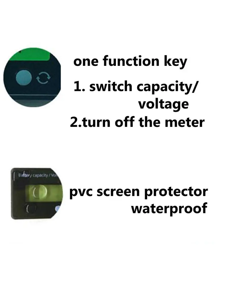Многофункциональный датчик емкости аккумулятора 12 В с ЖК-дисплеем измеритель
