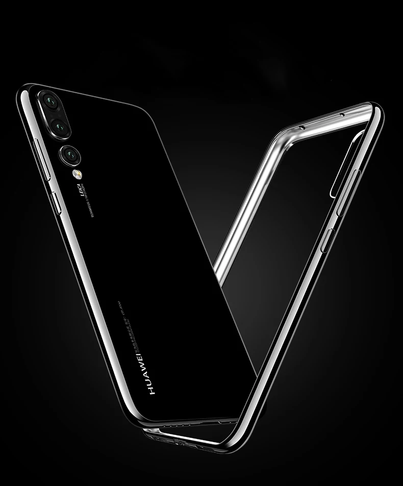 Мягкий чехол из ТПУ с гальваническим покрытием для Huawei P20 Pro P10 P Smart Plus Nova 3 3i 3E Mate 10 9