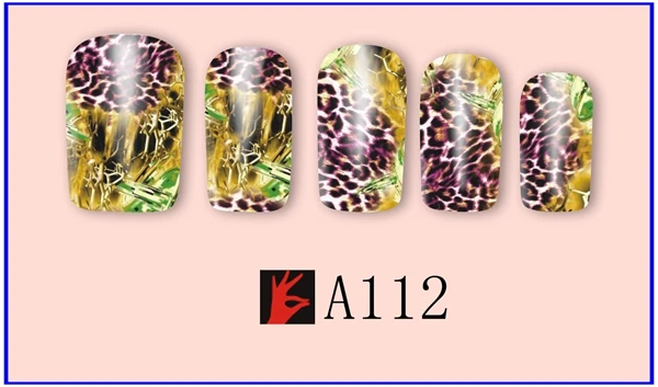 12 упак./лот переводка NAIL ART наклейки на ногти татуировки слайдера полное покрытие