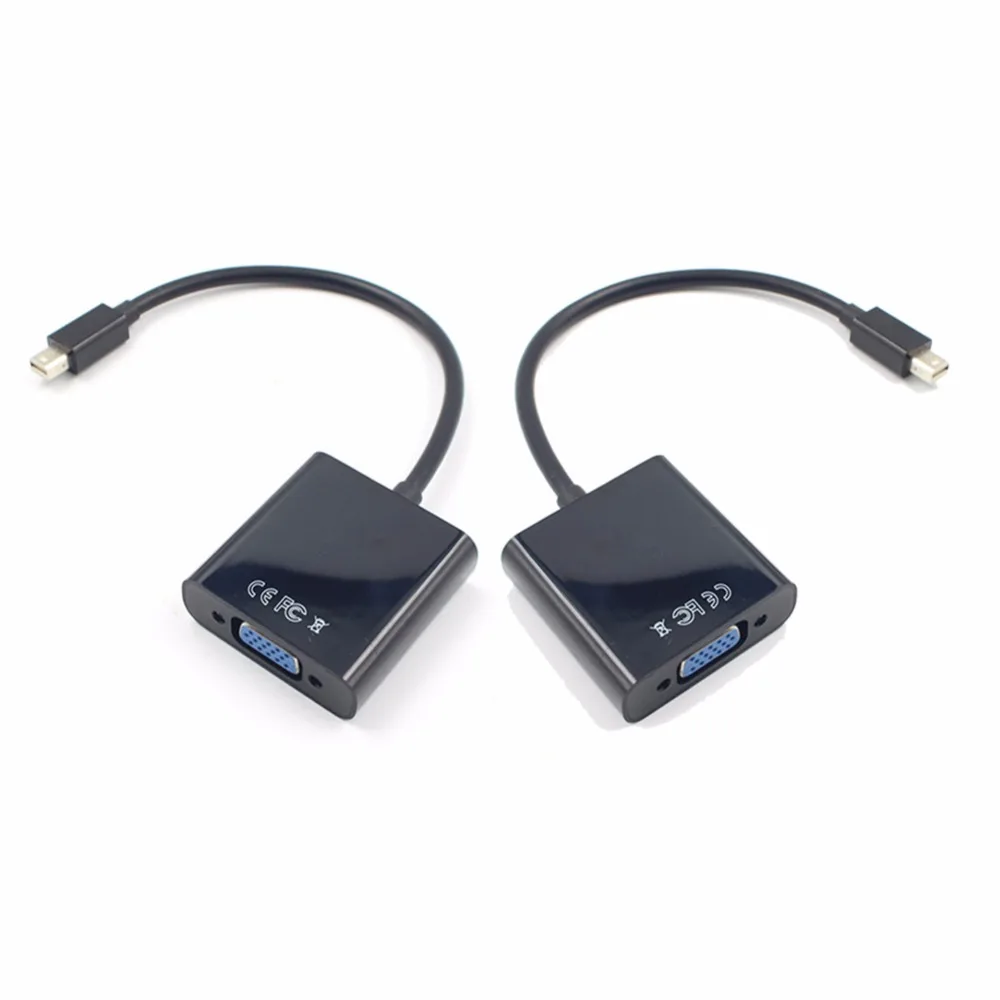 Для Apple MacBook mini dp to vga конвертер для мужчин и женщин Mini Displayport VGA Кабель адаптер HDTV