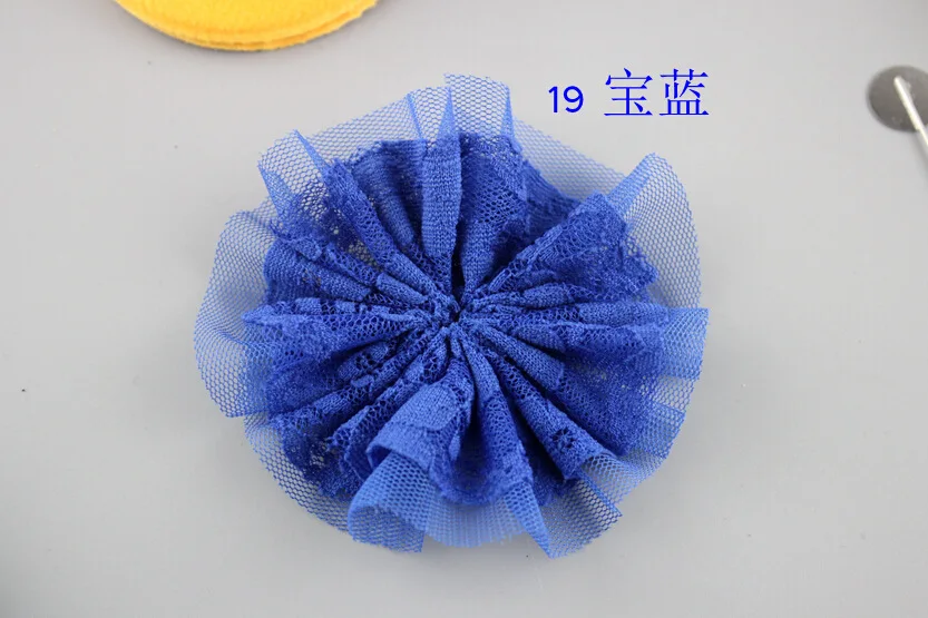 Детские аксессуары для волос девочек 9 см розетка сделай сам кружевные сетчатые