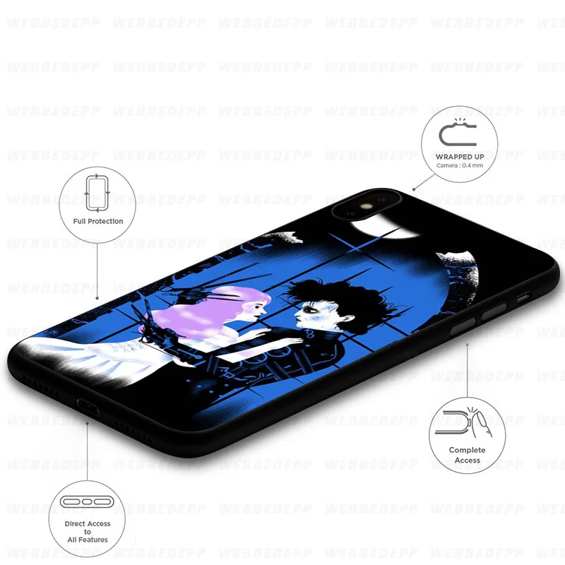 Мягкий чехол Edward Scissorhands Movie для Huawei Mate Honor 20 6A 7A 7C 7X 8 9 9X 10 View Lite Pro 30 |