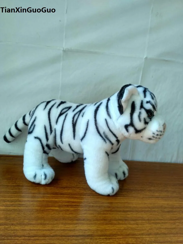 Кукла белая плюшевая 30x20 см b2829|tiger plush toy|plush toysbirthday gift |