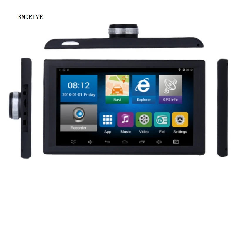 9 дюймов Android автомобильный грузовик GPS навигация 8 Гб 16 Гб DVR видео рекордер планшет AV-IN Поддержка Камера заднего вида с бесплатными картами