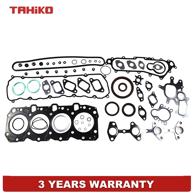 Комплект прокладок на всю головку цилиндра VRS подходит для Toyota HLUX KZN165 3.0L 1KZTE Turbo