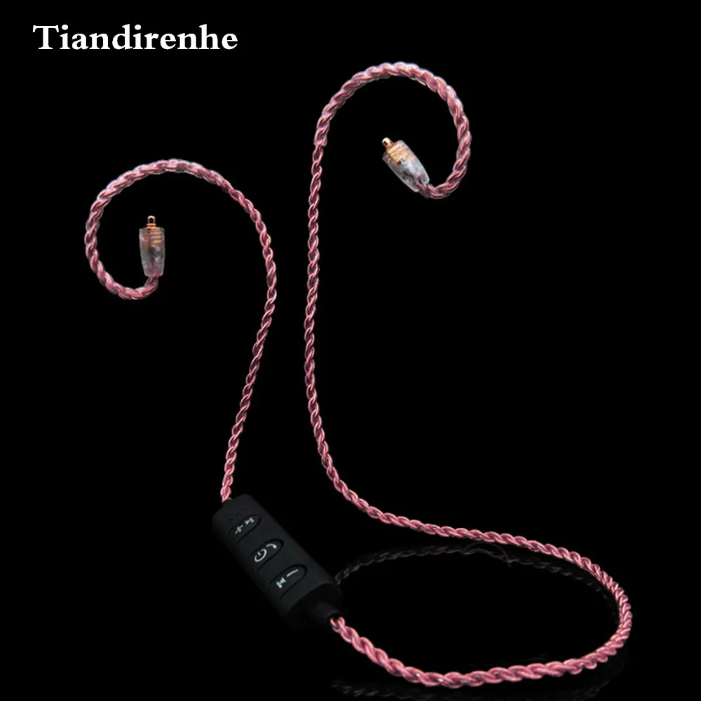 MMCX Bluetooth беспроводной кабель для Shure SE215 SE535 SE846 наушники Sennheiser ie80 ie8I UE TF10 TF15 ZST