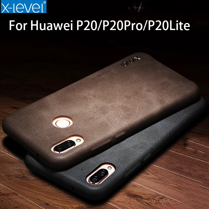 Huawei P20 Lite кожаный чехол X Level роскошный защитный для телефона huawei Pro Lite|Сумки
