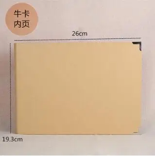 A-Kraft DIY Свадебная Гостевая книга, деревенский Свадебный фотоальбом, свадебные подарки для гостей, юбилейные подарки, скрапбук, бумажные поделки - Цвет: A-Kraft