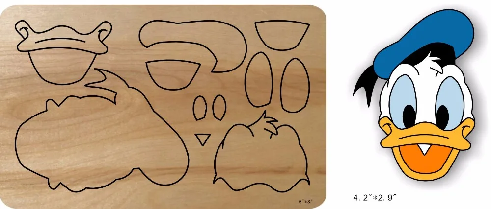 Assemble the cartoon head &amp Wooden Die Fits MY New muyu | Дом и сад
