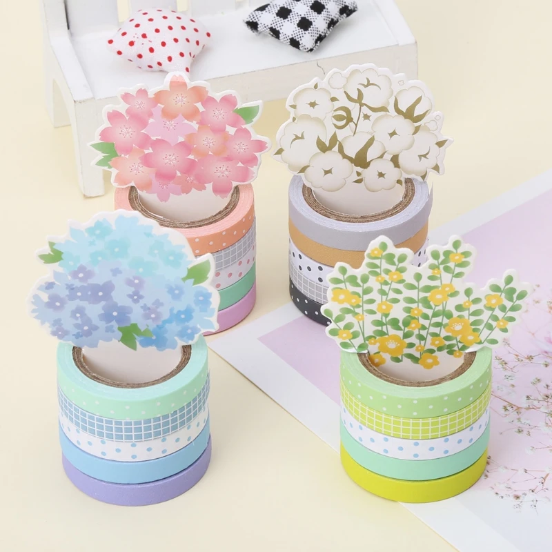 5 шт./компл. Kawaii Dot Маскировочная клейкая лента наклейка DIY самоклеящиеся