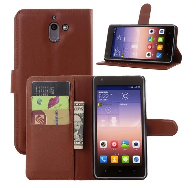 Чехол-книжка в виде кошелька из зернистой кожи с откидной крышкой для huawei Ascend G628