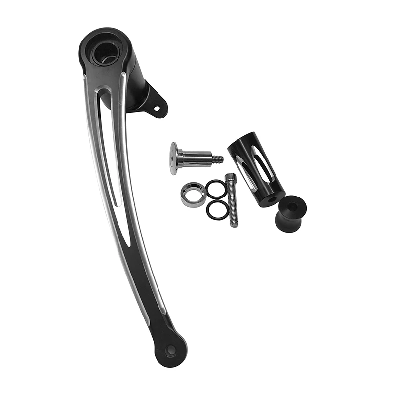 Новинка запчасти для мотоциклов черная и литая хромированная алюминиевая педаль