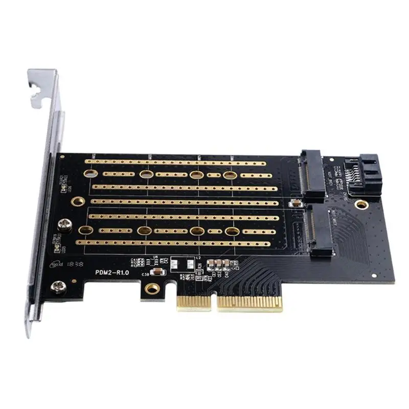 Плата расширения PCIE на M2/M.2 адаптер SATA M.2 SSD адаптер PCIE NVME/M2 адаптер PCIE SSD M2 на SATA карта pci-e M ключ+ B Ключ