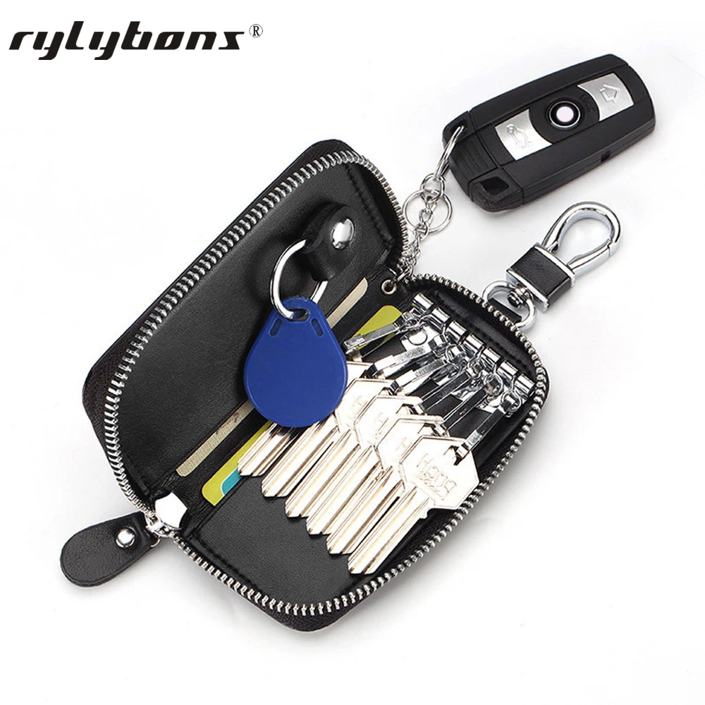 Чехол для ключей автомобиля subaru WRX кожаный чехол сумка на молнии Mazda 5 Honda Fit