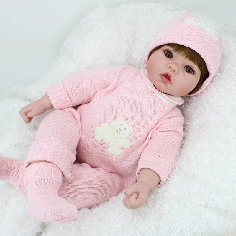 Силиконовые реалистичные куклы Новорожденные 20 дюймов 50 см|reborn baby doll|silicone reborn