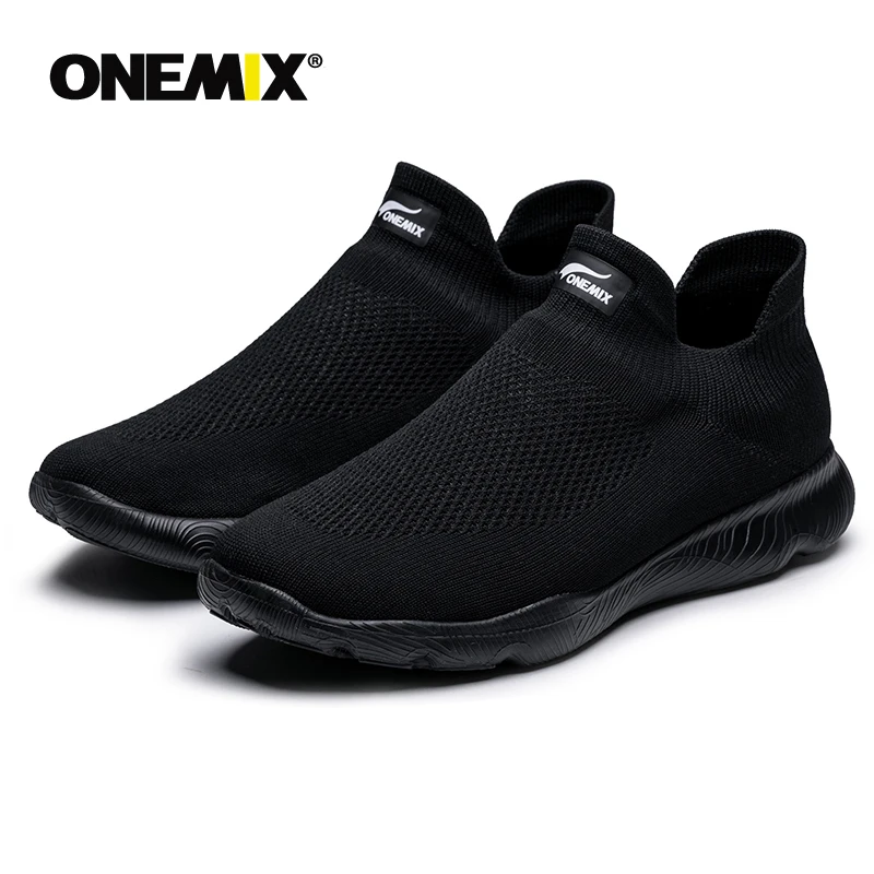 Onemix Для мужчин; Для женщин летние Лоферы тапочки спортивная обувь для пары на открытом воздухе Удобная сетка светильник Спортивная обувь