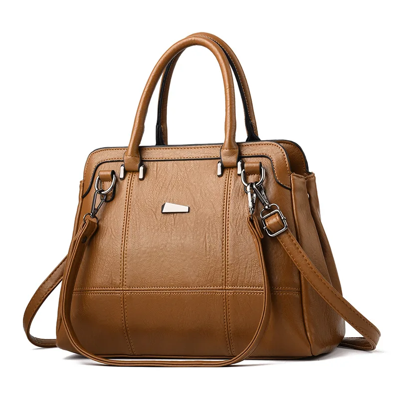 

2018 Autumn Fashion Casual Tote Bags Quality Patent Leather Women Handbags Handbag Vintage Luxury Shoulder Bags Bolsa Feminina