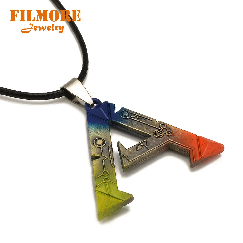 ARPG игра ARK Выживание Эволюция логотип чокер ожерелье и кулон для мужчин модные