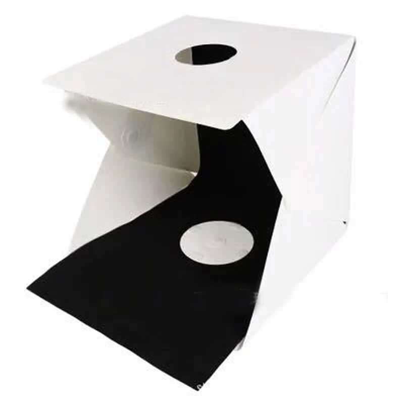 Портативный складной Lightbox Фотостудия софтбокс светодиодный свет для iPhone x 8 Samsang