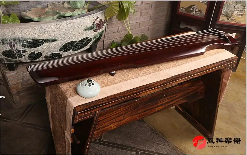 Китайские музыкальные инструменты guqin zhong ni типа Lyre 7 нитей старинный зитер
