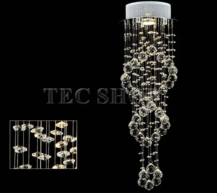 JH Современная оригинальная Светодиодная лампа с украшением в виде кристаллов K9