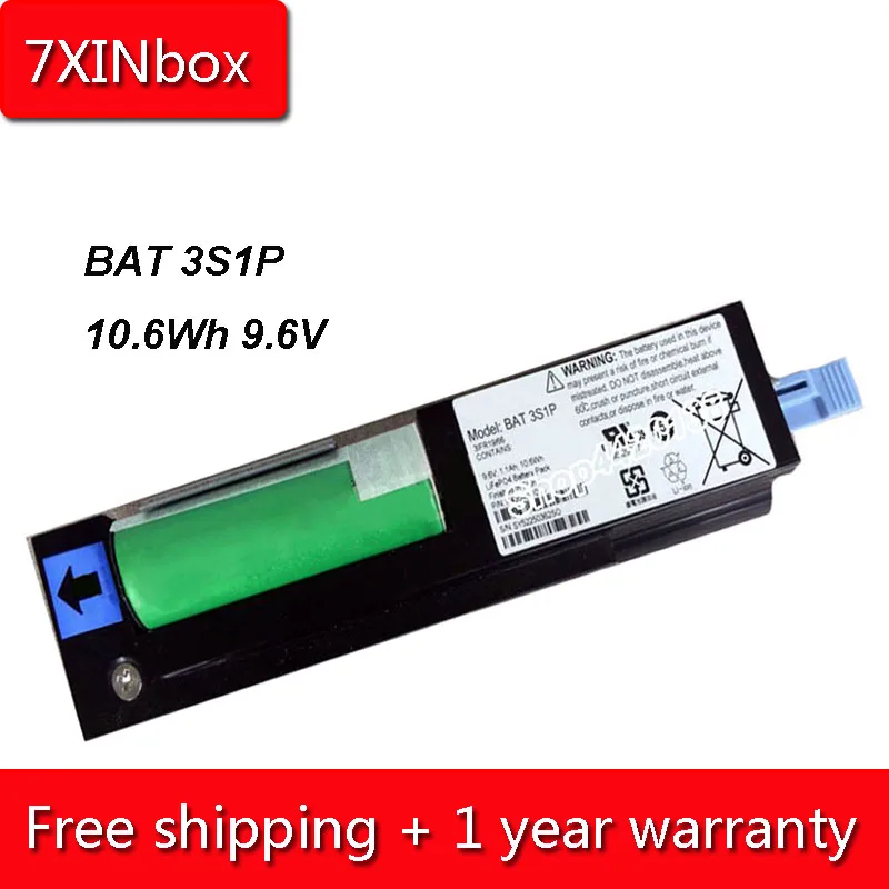 Батарея 7XINbox 10.6Wh 1100mAh 9.6V BAT 3S1P для контроллера-драйва Dell E5400 E5500 P43543-10-A 3IFR19/66 Серия On.