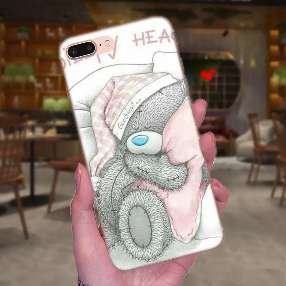 as picture Плюшевый Тедди Me To You Bear для Huawei Mate 7 8 9 10 20 P8 P9 P10 P20 P30 Lite Plus Pro ТПУ чехлы - Цвет: as picture