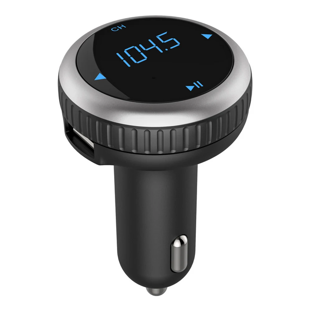 ONLY ONE AUDIO Car MP3 Audio Player Bluetooth FM Transmitter With Remote Control Wireless Kit HandsFree LCD Screen TF Slot | Автомобили и